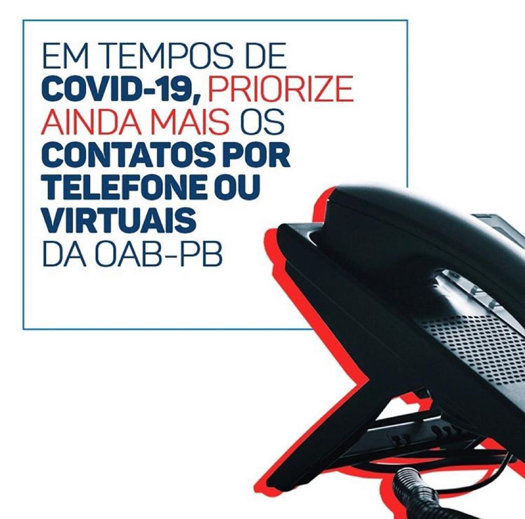 OAB-PB divulga contatos úteis para advogados de Tribunais, Ministérios Públicos e outros órgãos do sistema jurídico