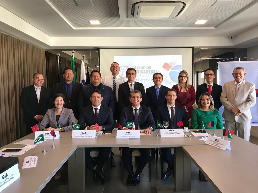 OAB-PB realiza Colégio de Presidentes de Subseções e divulga Carta de João Pessoa