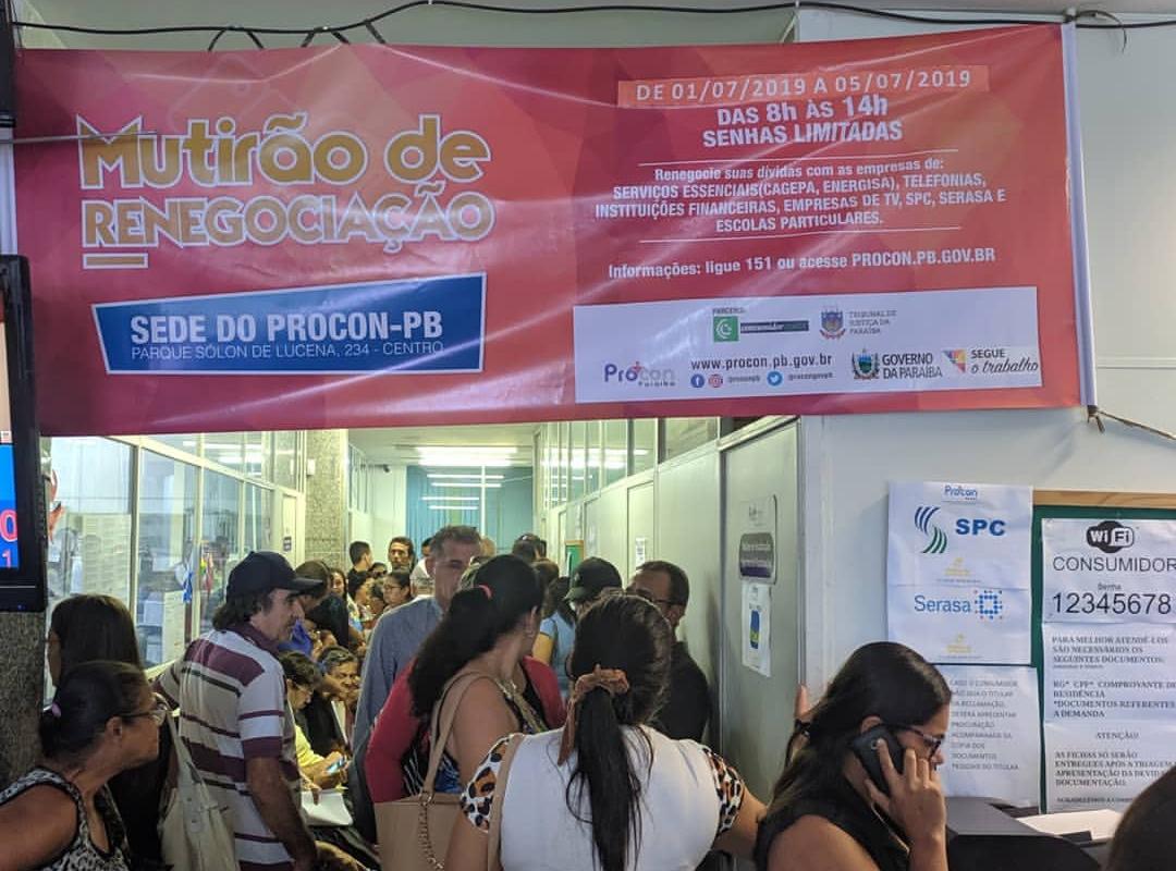 OAB-PB participa de mutirão de renegociação de dívidas do Procon estadual