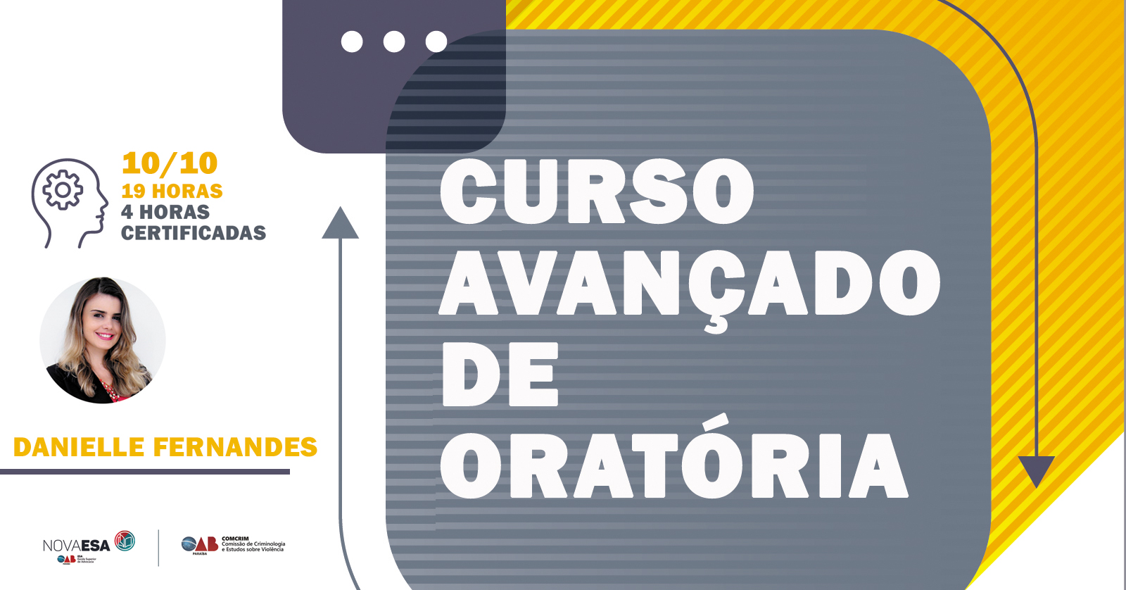 Comcrim realiza curso avançado de oratória em parceria com a ESA