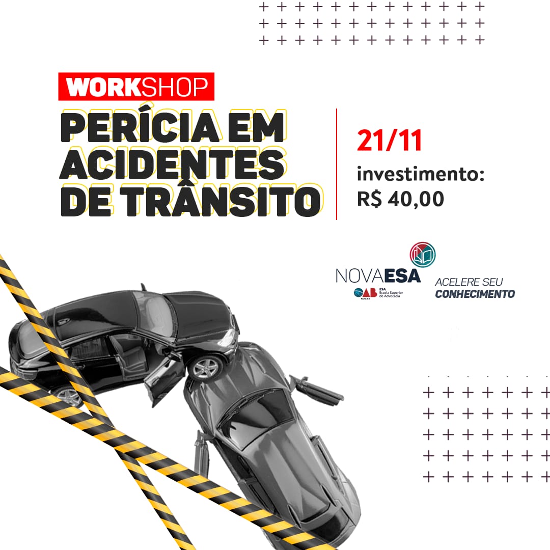 Comissão de Criminologia e Estudos Sobre Violência realiza workshop de perícia em acidentes de trânsito