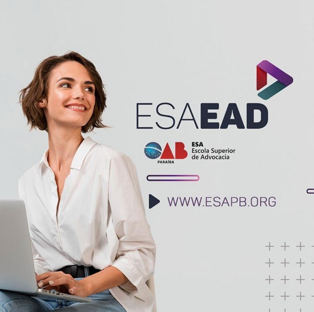 ESA lança plataforma EAD para oferecer cursos gratuitos à advocacia paraibana durante quarentena