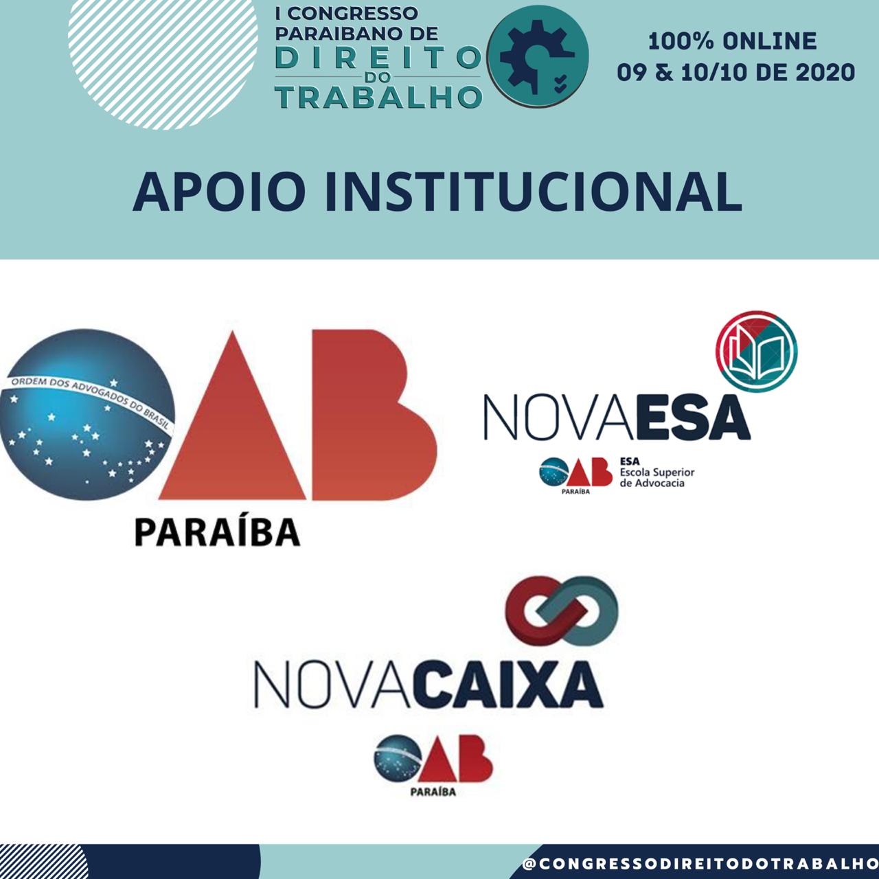 OAB-PB apoia I Congresso Paraibano de Direito do Trabalho